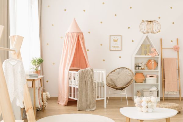 Baby Room Wallpaper Install